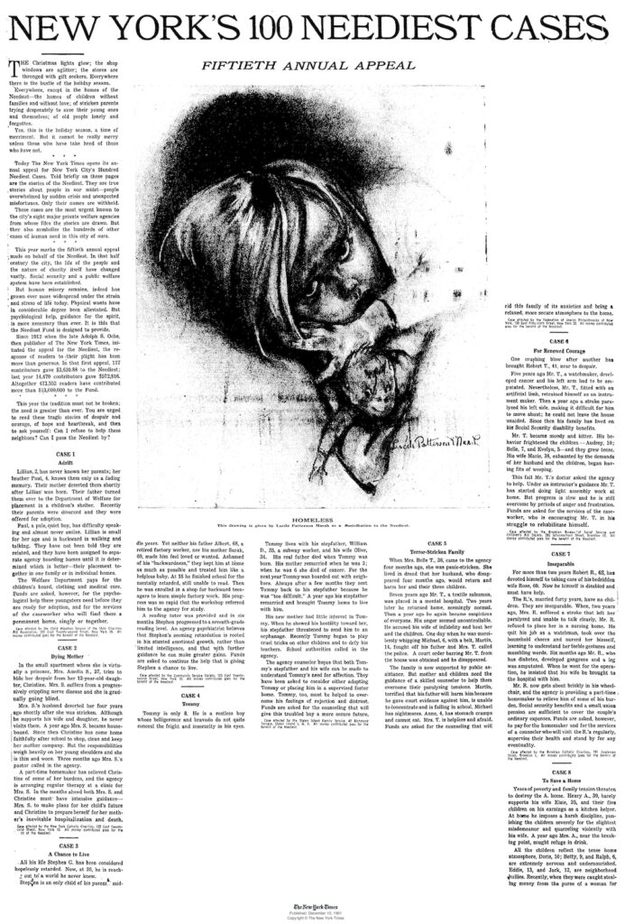 Cover of New York Times 50th Annual Appeal